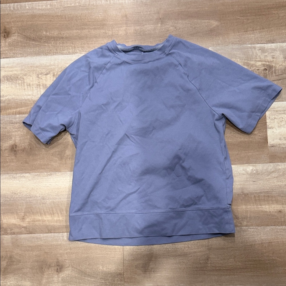 lululemon athletica Peri Purple Heavyweight Crepe Short Sleeve
